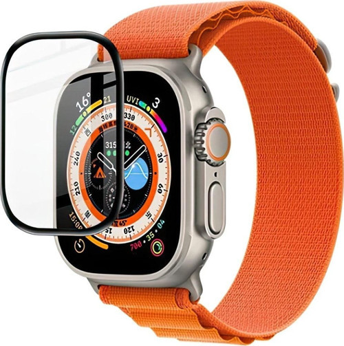 Watch Ultra 49Mm Premium 3D Full Kaplama Ekran Koruyucu(Temperli Cam)