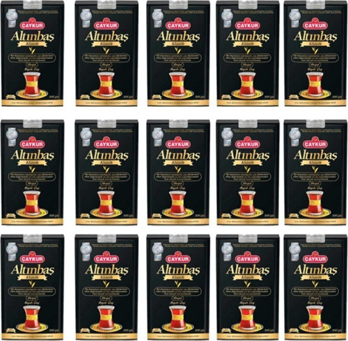 Altınbaş Klasik Doğal Siyah Dökme Çay 15 X 500 Gr