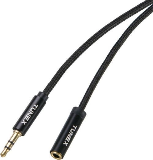 3.5 Mm Erkek 3,5 Mm Dişi 3 Mt Metal Jaklı Aux Uzatma Kablo Tnx-1003