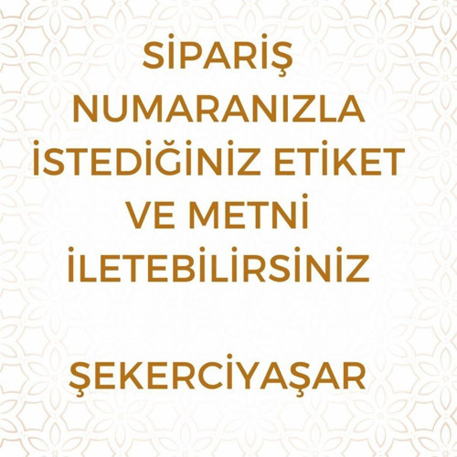 Miraç Kandili Özel Hediye Şekeri 25 Adet