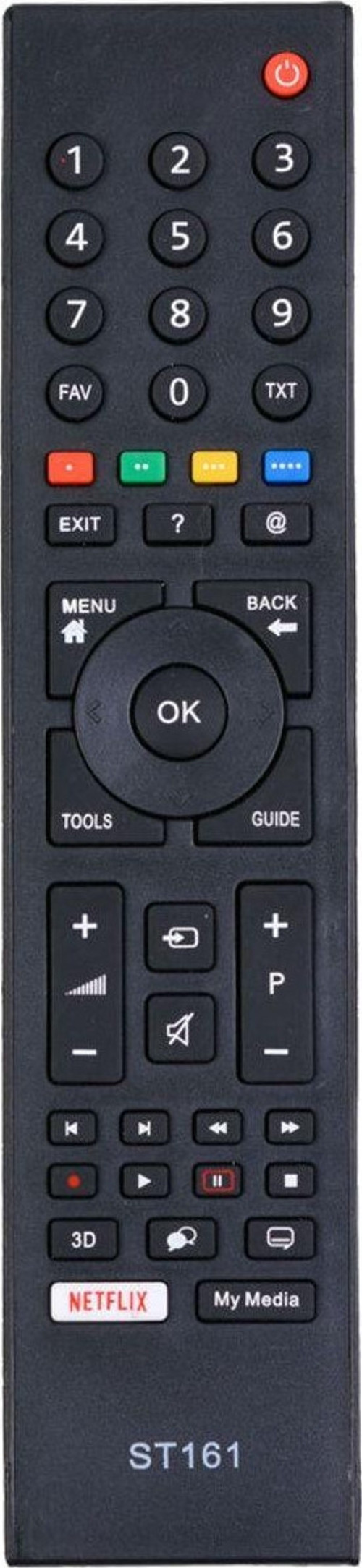 Arçelik Grundig 3D Kumanda (Kk-0184 Mapp-1162 St-161) Tnx-T-1026