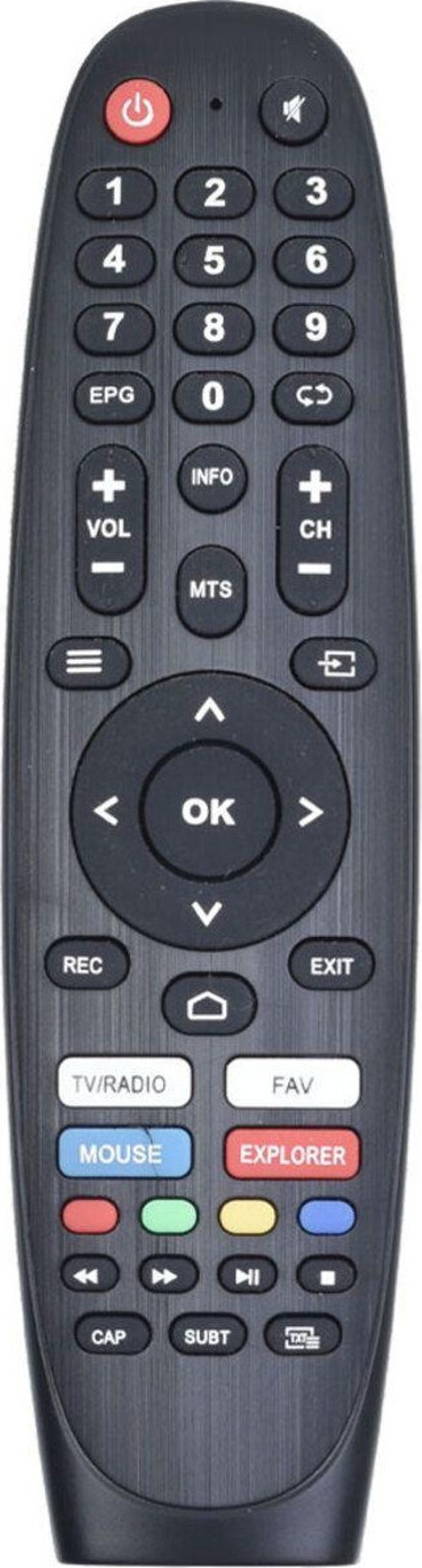 Uyumlu Dijitsu Explorer Tuşlu Ses Komutsuz Led Tv Kumanda Htk346 Tr-807