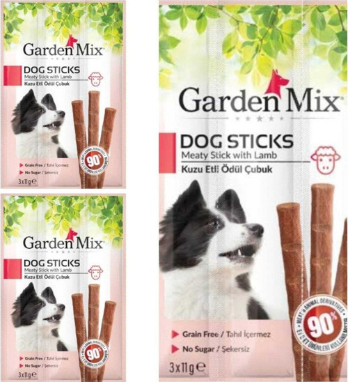Neo Pet Market Kuzu Etli Köpek Stick Ödül 3*11G-3 Paket