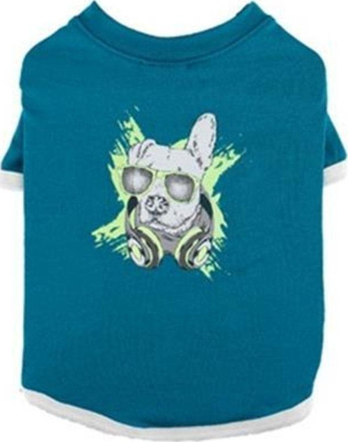 Cool Dog Neon Baskılı Yeşil Kedi & Köpek T-Shirt S