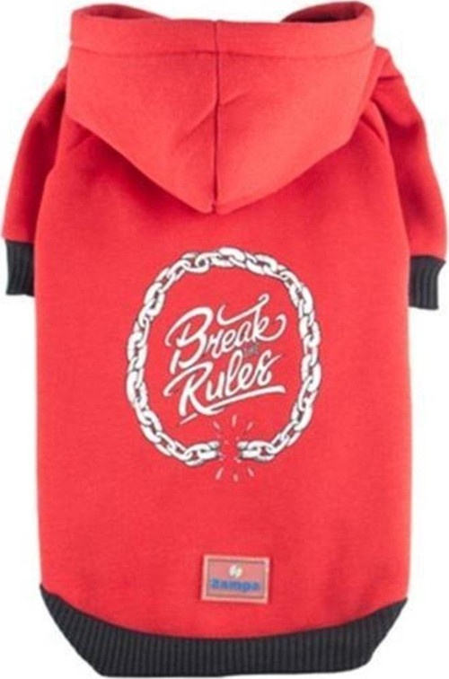Kırmızı Kapüşonlu Kedi Ve Köpek Sweatshirt - Xl