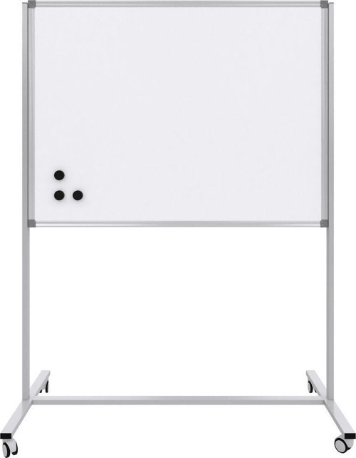 120X140 Cm Mıknatıslı Yüzey Manyetik -Tekerlekli Ayaklı Yazı Tahtası Sabit-Pan566