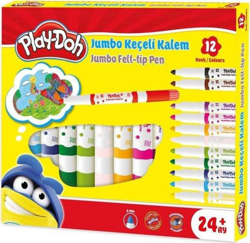 Jumbo Keçeli Kalem 6Mm 12'Li
