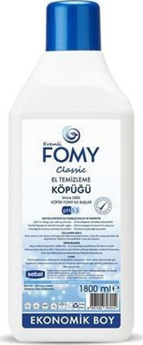 Classic Ferahlatıcı Derinlemesine Temizlik Kremsi Kolay Durulanan Cilt Temizleme Köpüğü 1800ml