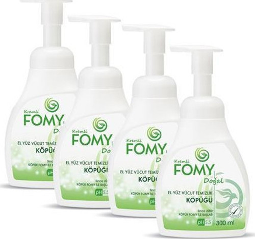 Doğal ve Narin El Temizleme Köpüğü - Özenle Hazırlanmış Nemlendirici Yenileyici Formül 4x300ml