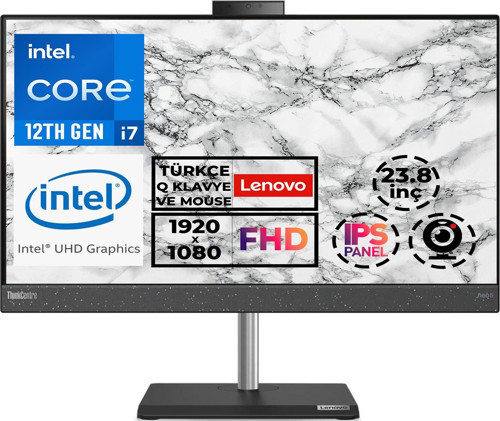 ThinkCentre Neo 50a i7-12700H 48GB RAM 4TB SSD 23.8" W11P AIO Bilgisayar 12B90048TX 026
