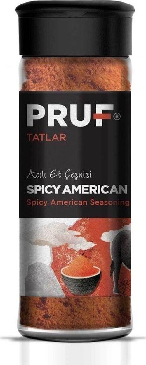 Spicy American Köfte Çeşnisi / Spicy American Seasoning 50 Gr. Sağlıklı Cam Şişe