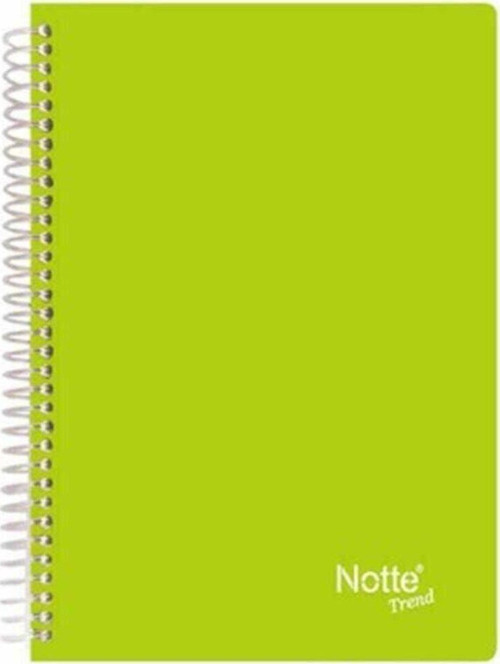 A4 120 Yaprak Plastik Kapak Spiralli Kareli Defter