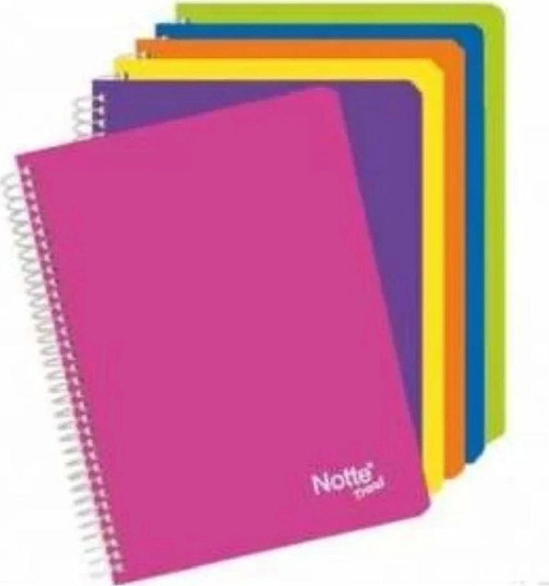 (A5) 100/4 Plastik Kapak Spiralli Trend Defter