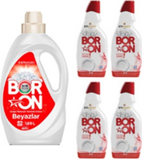 Sıvı Temizlik Ürünü Beyazlar + Jel Bulaşık Makinesi Temizlik Ürünü 4 Adet