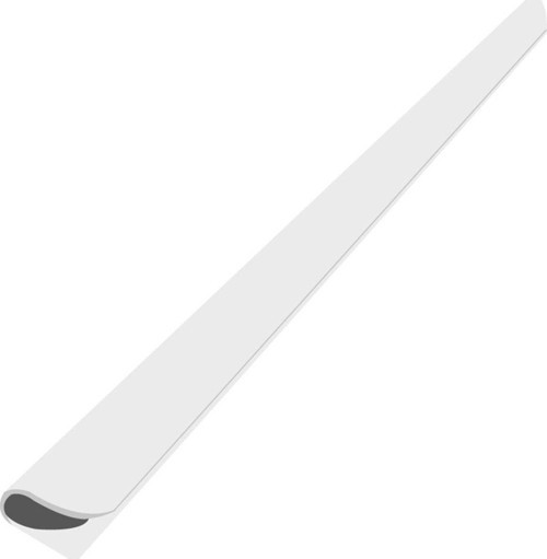 Oval Profil(Sırtlık) 12 Mm Beyaz 100'Lü Kutu