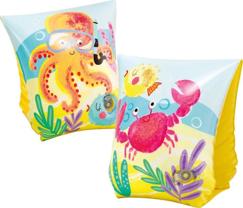 Deniz Canlıları Desenli Şişme Kolluk 3 - 6 Yaş 23 Cm X 15 Cm