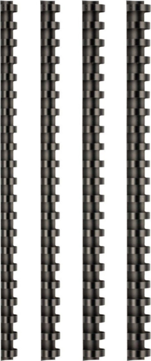 Plastik Spiral 12 Mm Siyah 100'Lü Kutu