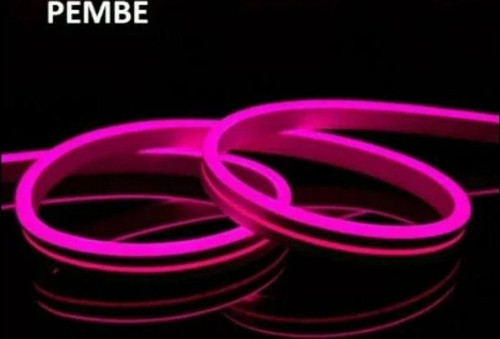 12V NEON Led Hortum Pembe (1MT FİYATI) Pk. 50Mt