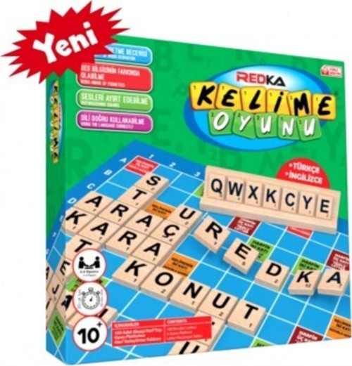 Kelime Üretme Scrabble Akıl Zeka Mantık Ve Strateji Oyunu Yerli Üretim