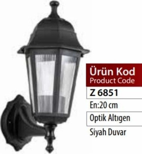 ALTIGEN DUVAR APLİK SİYAH