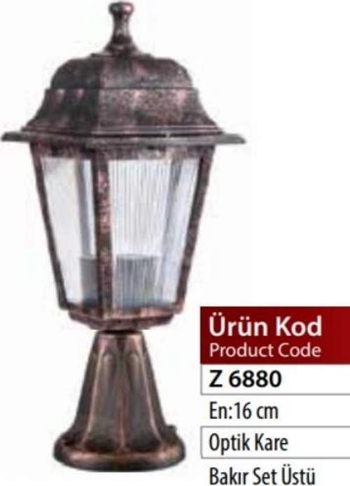 KARE SET ÜSTÜ ARMATÜR BAKIR ESKİTME