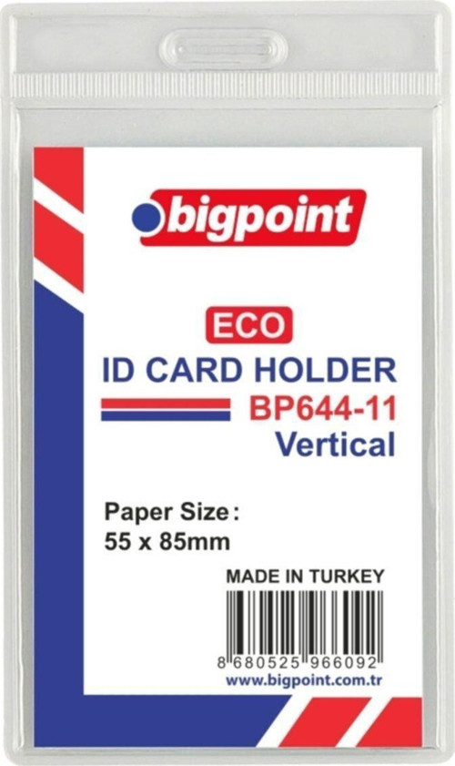 Eco Kart Poşeti Dikey 55X85Mm 100'Lü Poşet