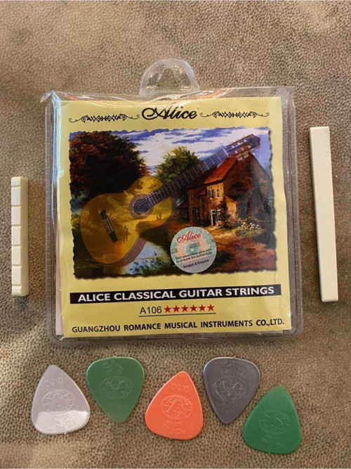 Klasik Gitar Teli 5 Adet Pena+1 Adet Üst Eşik+1 Adet Alt Eşik