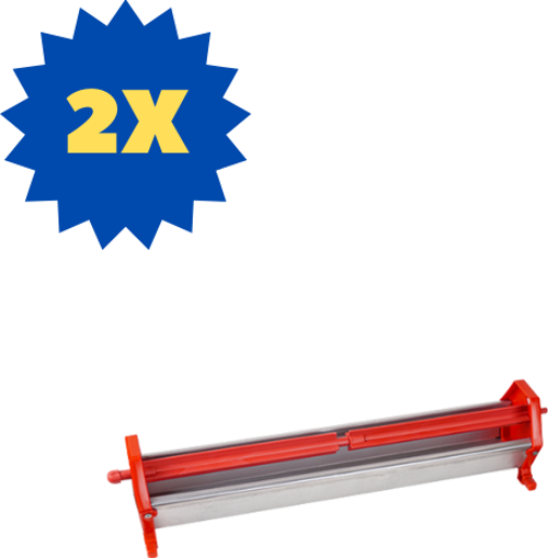 Güvercin Fırfırlı Yemlik 50 Cm Metal 2 Adet