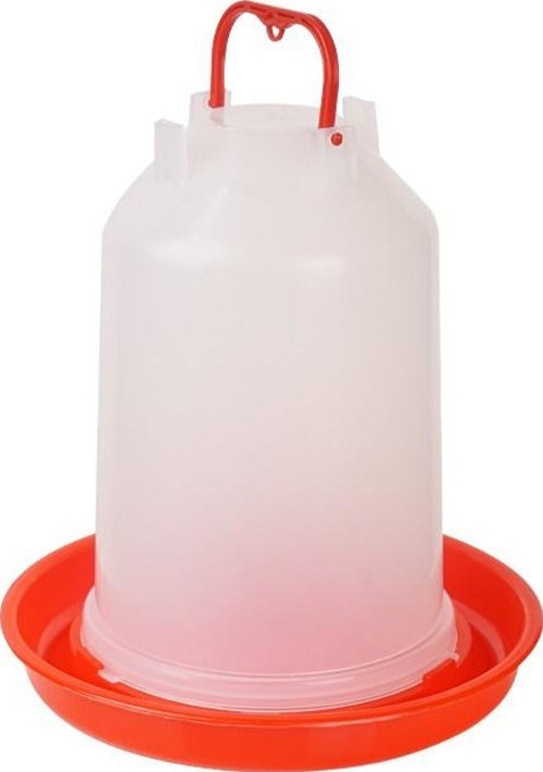 Şeffaf Plastik Tavuk Suluğu Alttan Dolum 5 Lt Askılı