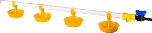 Hindiler İçin Nipel Suluk Sistemi 80 Cm 4 Nipelli Büyük Yaylı Çanaklı