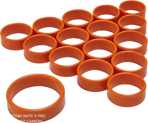 Tavuk Halkası-Künyesi 22 mm 10 Lu Pk.TURUNCU
