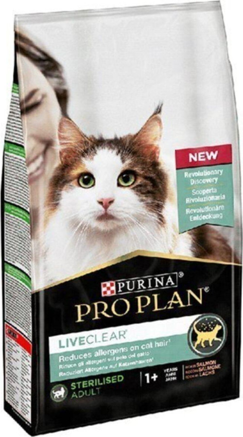 Live Clear Alerjik Kısırlaştırılmış Somon Kedi Maması 1,4 Kg
