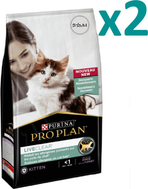 Liveclear Kitten Hindi Etli Yavru Kedi Maması 1.4 Kg X 2 Paket