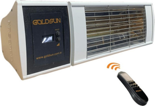 Supra Plus 2000 Watt GSS20PLG Düşük Işık Kumandalı Suya Dayanıklı Elektrikli İnfrared Isıtıcı-Beyaz