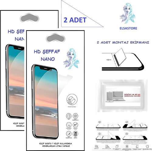 Tecno CAMON 19 Nano Ekran Koruyucu 2 Adet Ultra İNCE Esnek Hd Şeffaf