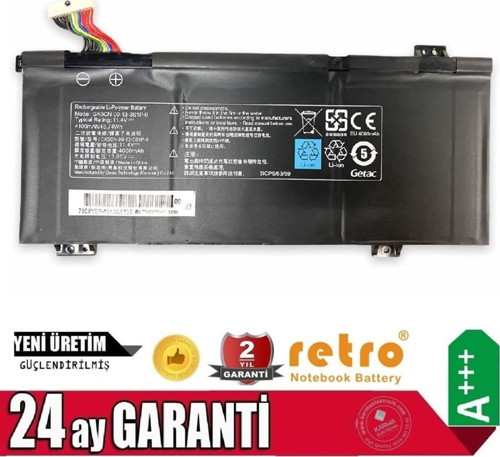 Monster Abra A5 V15.10, A5 V15.10.1 Uyumlu Notebook Bataryası, Laptop Pili