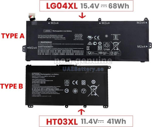 Pavilion 15-CS3009nt, 15-CS3010nt Notebook Bataryası, Laptop Pili / Ver.2 - 4 Cell