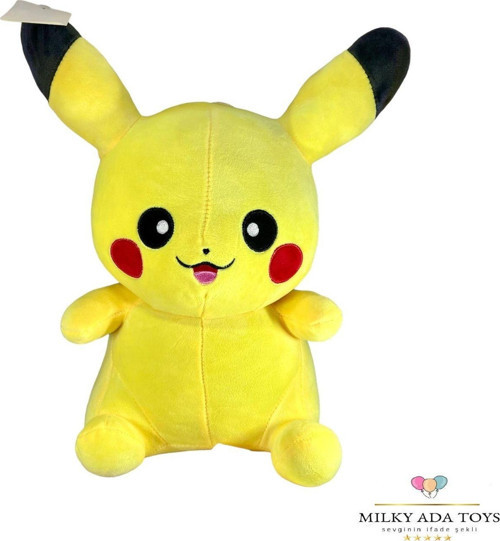 Peluş Pikachu 37 Cm X 21 Cm X 16 Cm Uyku Ve Oyun Arkadaşı Soft Yumuşak Peluş Oyuncak