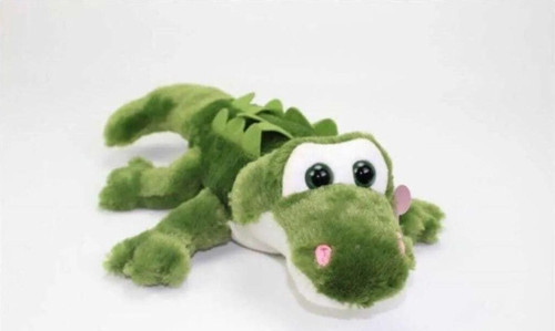 Peluş Timsah 42 Cm Yeşil Sevimli Soft Yumuşak Doku