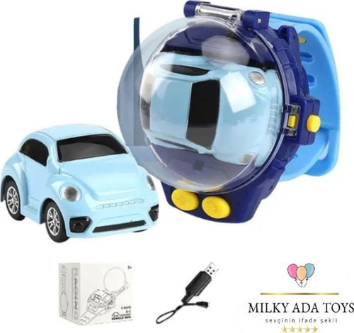 Saat Şeklinde Kolda Taşınan Ve Kumanda Edilen Mini Uzaktan Kumandalı Araç R/C Mini Car Wrıst Control