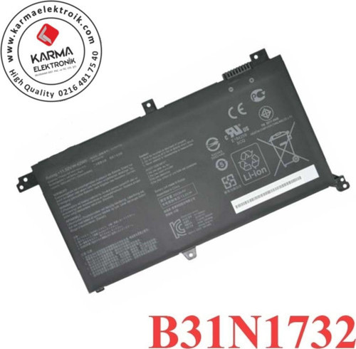 Asus VivoBook 15 X571GT-BQ103A2 uyumlu Notebook Bataryası, Laptop Pili