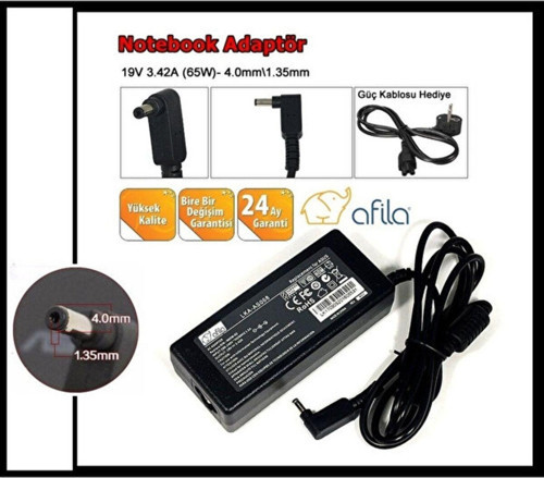 Asus VivoBook 14 X415JA-EK1654A8 Notebook Adaptörü, Şarj Aleti Cihazı 65W