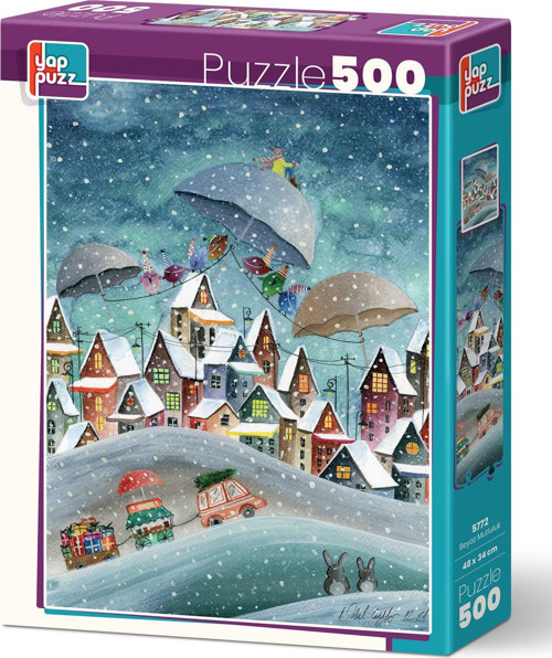 Beyaz Mutluluk 500 Parça Puzzle