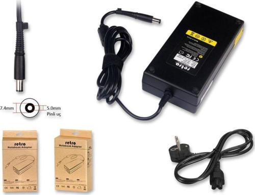 Hp, Msı, Acer Predator 19.5v 9.23a 180w Pinli Uç Notebook Adaptör 7.4 X 5.0mm - Pinli Uç