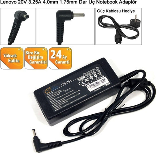 Lenovo 82YU00P0TX, 82YU00METX Notebook Adaptör, Şarj Aleti Cihazı 65W