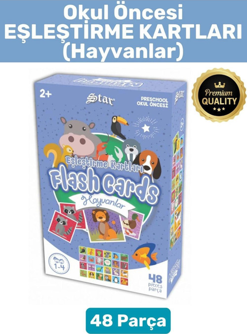 Preschool Eğitici Öğretici Hafıza Zeka Geliştirici Okul Öncesi Eğlenceli EŞLEŞTİRME OYUNU-HAYVANLAR