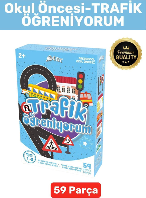 Preschool Eğitici Öğretici Zeka Dil Bilgisi Geliştirici Okul Öncesi Eğlenceli TRAFİK ÖĞRENİYORUM