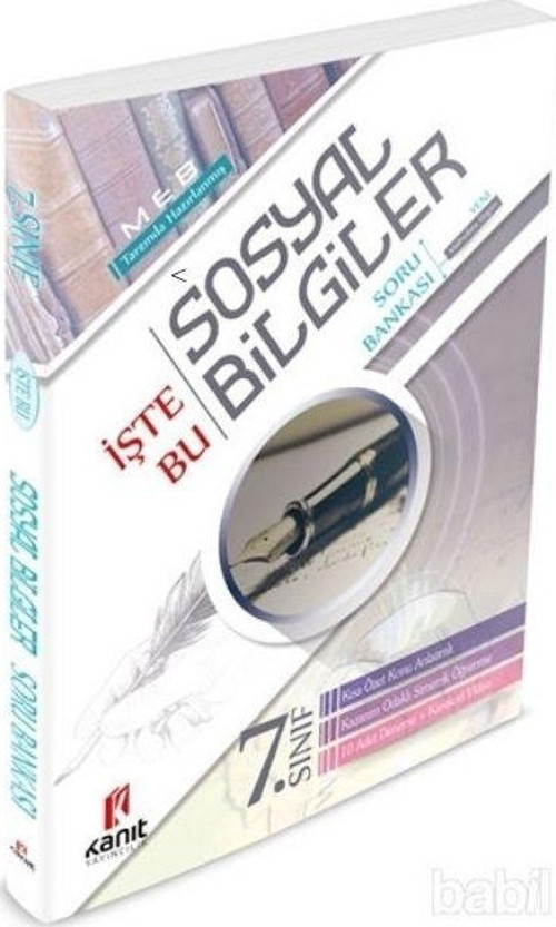 7.Snıf Sosyal Bilgiler İşte Bu Soru Bankası Kanıt Yayınları
