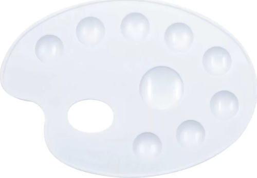 138 OVAL GODELİ BÜYÜK BOY RESİM PALETİ