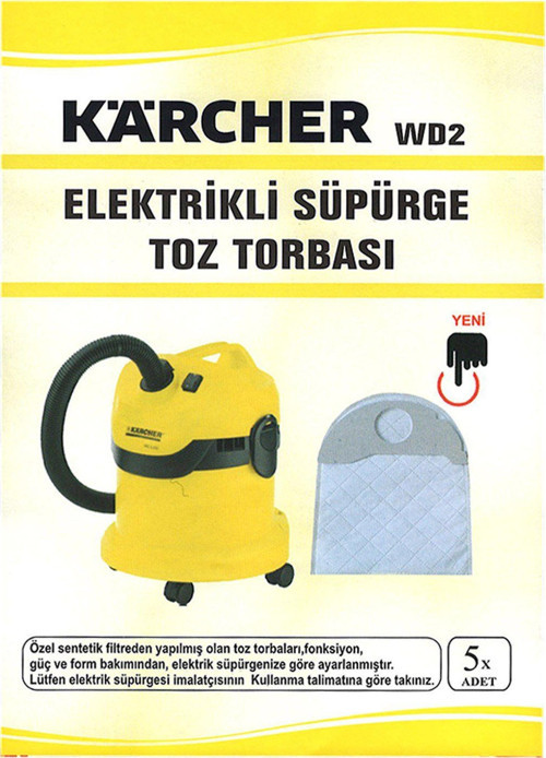 Wd 2 Elektrikli Süpürge Toz Torbasıbez 5 Adet